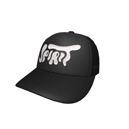 SPIRIT TRUCKER CAP -- BLACK / WHITE