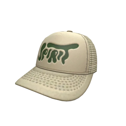 SPIRIT TRUCKER CAP -- BEIGE / GREEN