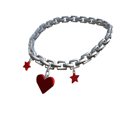 Red S3 Heart Chain