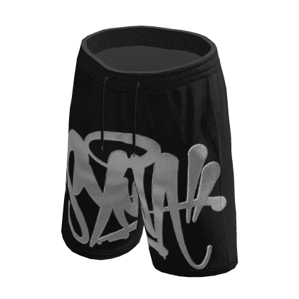 Y2K Syna World Black Shorts