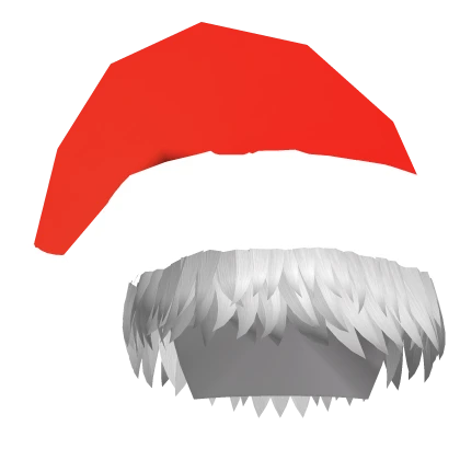 Messy Hair w/ Santa Hat