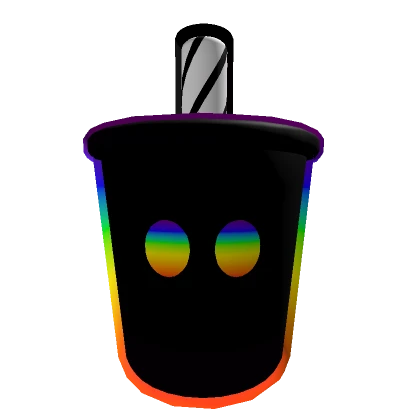 Cartoony Rainbow Slushy