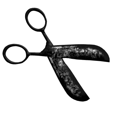 Creepy Horror Dark Shears/ Scissors eating u