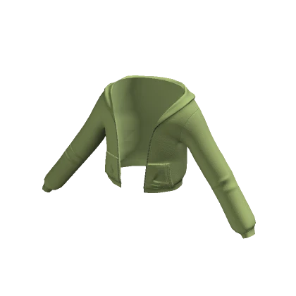 Cropped Green Hoodie - Klossette