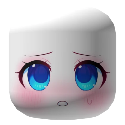 Rem Re:Zero shy blue anime face matching