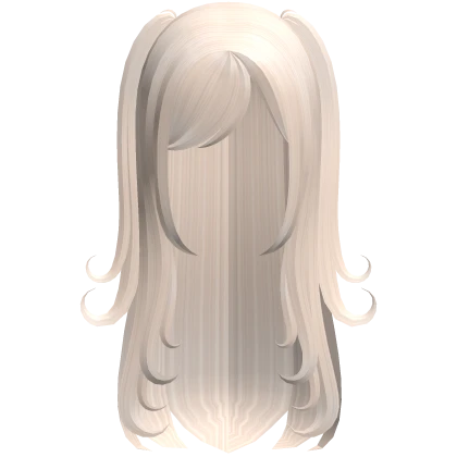 ♡ : kawaii swirly pigtail long hair in blonde