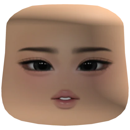 Polar grey lenses blushy makeup