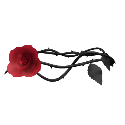 Gothic Red-Black Rose Waist Decoration [3.0]