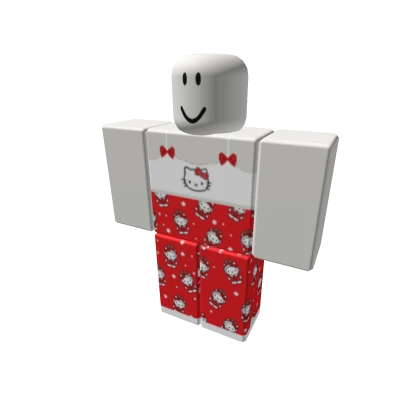 y2k christmas hello kitty comfy pajamas pjs