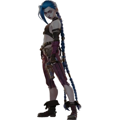 Jinx from Arcane & League of Legends Back Buddy 