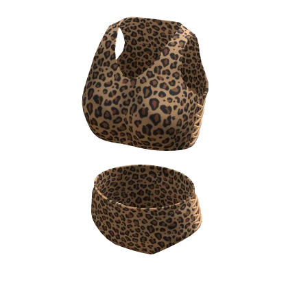 Y2K Leopard Bikini