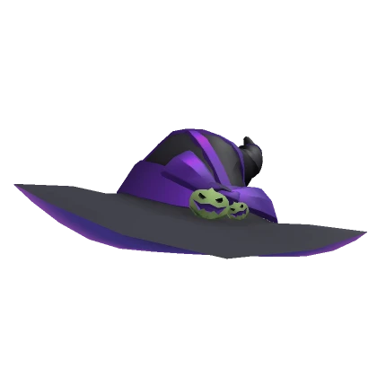 Purple Halloween Witch Hat