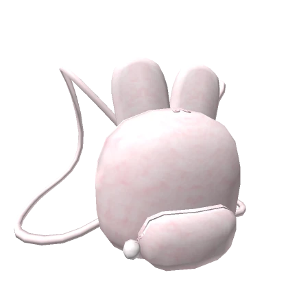 Pink Cute Fluffy Bunny Backpack 1.0