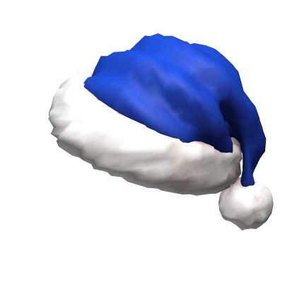 📀 Blue Santa Hat