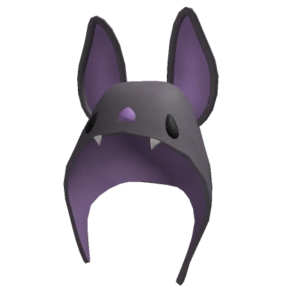 Cute Purple Bat Hood