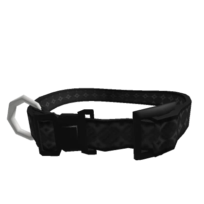 Fancy Black Canine Collar