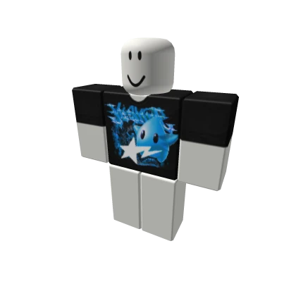 {🔵} Y2K Grunge Cyan Blue Star Emo DH Da Hood