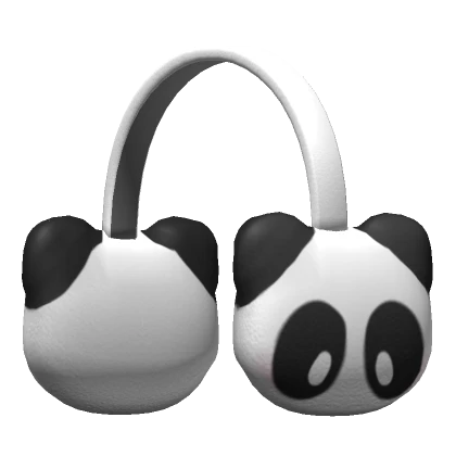 Fluffy Panda Earmuffs