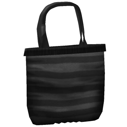 ⊱┊[3.0] black stripes tote bag