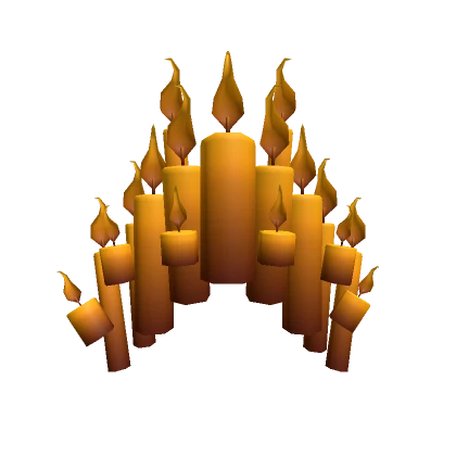 Magical Golden Floating Candle Crown