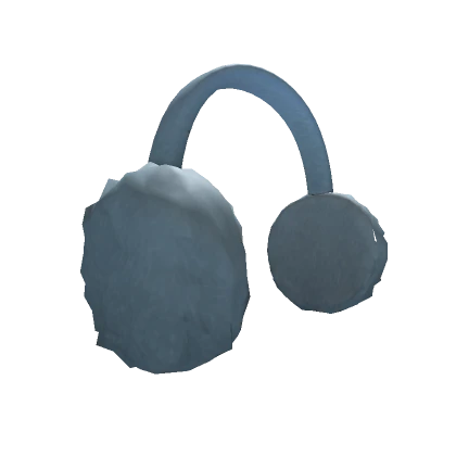 Fluffy Blue Earmuffs