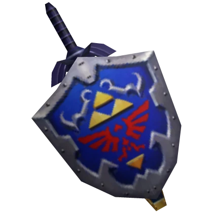 Master Sword + Hylian Shield [Ocarina of Time 3D]