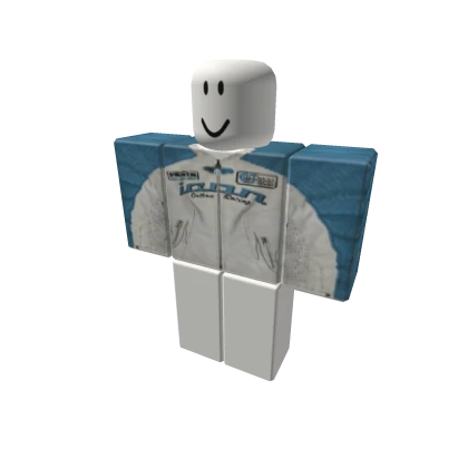 y2k blue formula 1 jacket