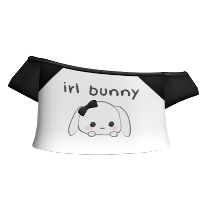 ♡ ┊ cute bunny shirt in black