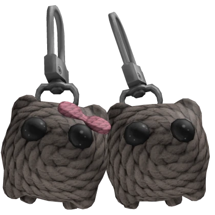 Cute Kawaii Keychain Sad Coquette Hamster Meme 3.0