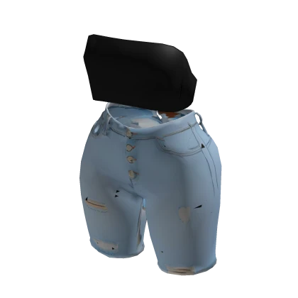 Black Ripped Jeans W/ Top