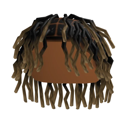 Ombre Curly Mullet Dreads