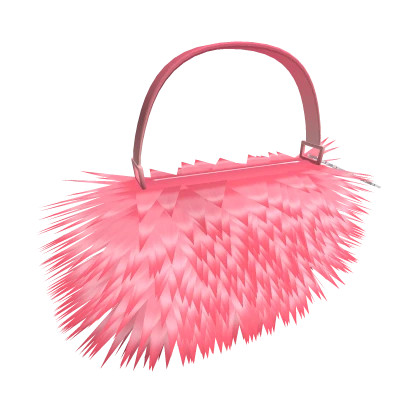 Lancome Pink Fur Bag