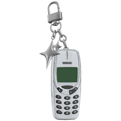 Rokia Keychain Iced Jewelry Chrome Y2K Stars 1.0