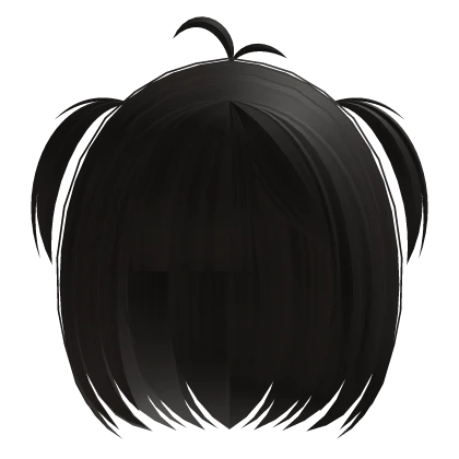 ♡ Cute Short Bob With Pigtails Brown