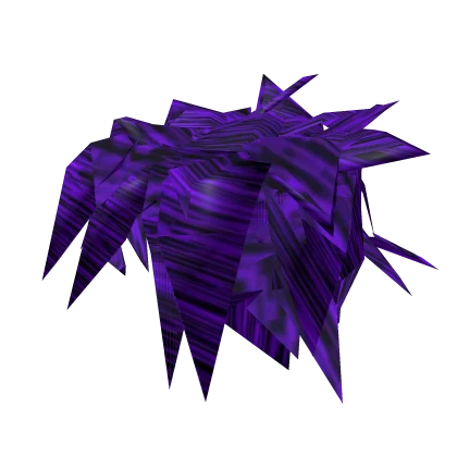 [⌛] Animated Glitch Purple Scene Hair