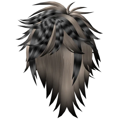 Spiky Long Harajuku Punk Scene Racoon Hair 