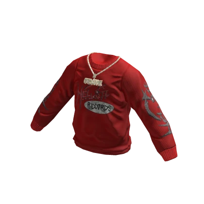 Red Hailstar Sweater / Chain