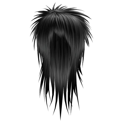Black Skunk Long Vkei Scene Emo Hair