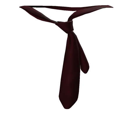 Red Loose Neck Tie 1.0