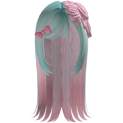 ♡ Cutesy moe zombie light teal hair w/ brain