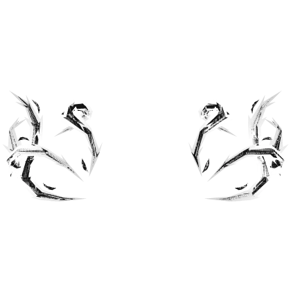 [GLITCHED] White Fire Strokes Aura Top