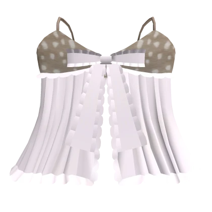 🤍 fawn babydoll ruffled dress pink