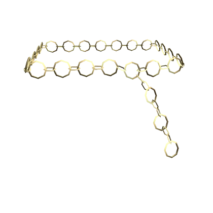 Y2K Gold O Chain Belt 3.0