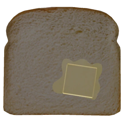 Realistic Buttered Bread