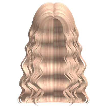 Blond Tucked Wavy Hair With Bangs