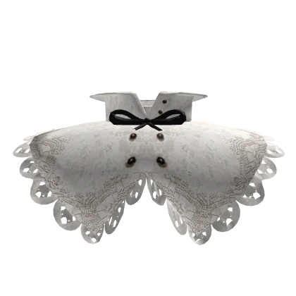 3.0 || Off-white lace collar w/ black ribbon