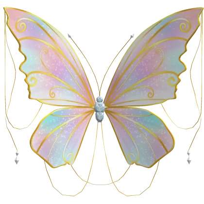 Butterfly Fairy Wings (Pastel Rainbow)
