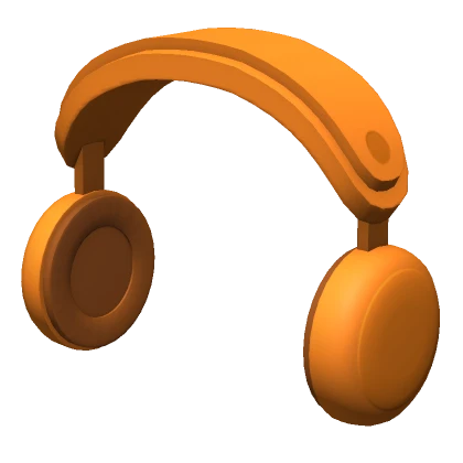 Orange Headphones