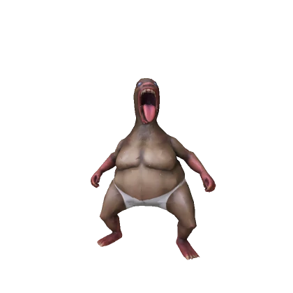 😜 Screaming Monster 😜 Funny Troll Meme Costume