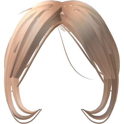 Blonde Messy Bangs w/ Edges